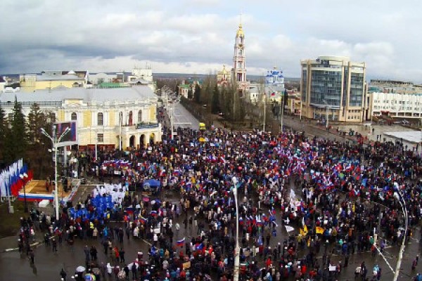 Март тамбов сайт. Тамбов митинг 2022. Тамбов Севастополь. Митинг концерт мы вместе Пенза фото.